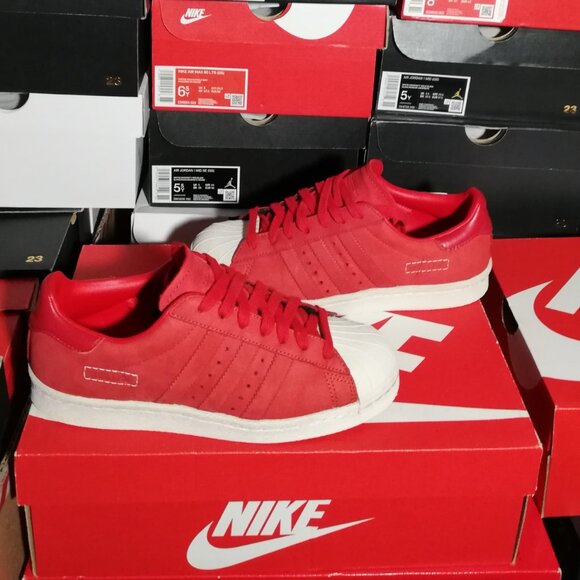 'RARE" ADIDAS SUPERSTAR 80s "SCARLETT"FIT WOMEN'S US SIZE 6.5 MINT CONDIT NO BOX - Picture 4 of 9